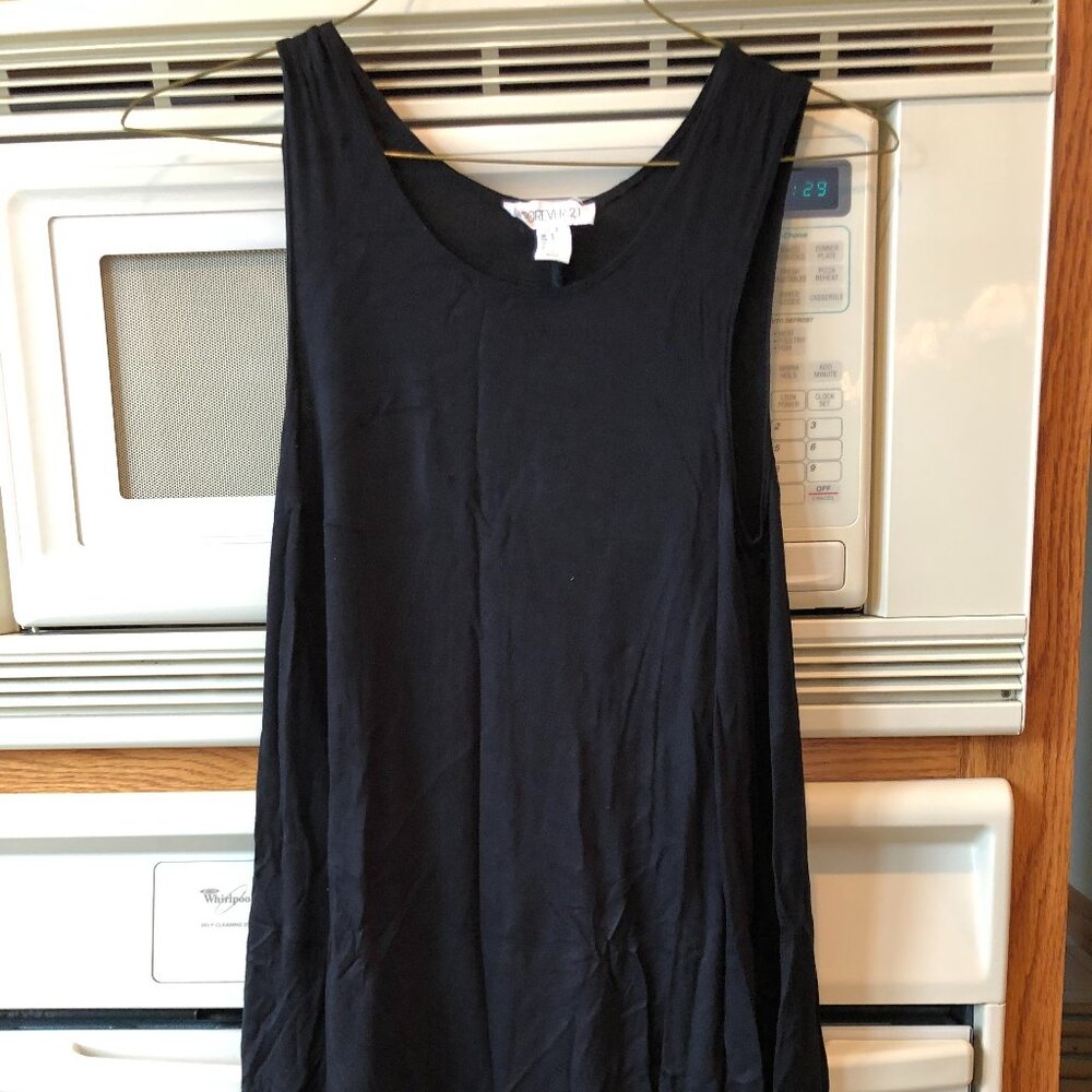 Forever 21 Black Sleeveless Dress Small